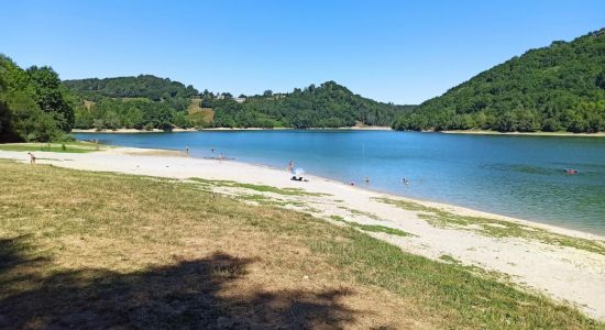 Plage du Lac de Mondely