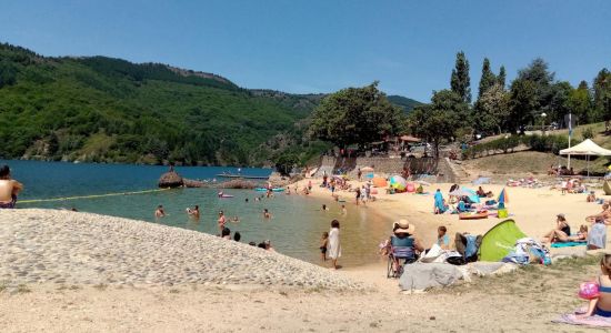 Plage du Lac de Villefort