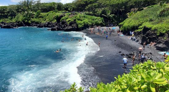 Črna peščena Plaža