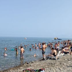 Fotografija Batumi beach in naselje