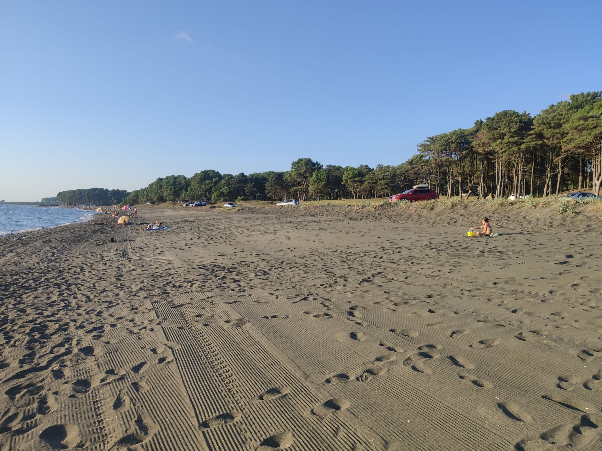 Fotografija Ureki Nature beach z dolga ravna obala
