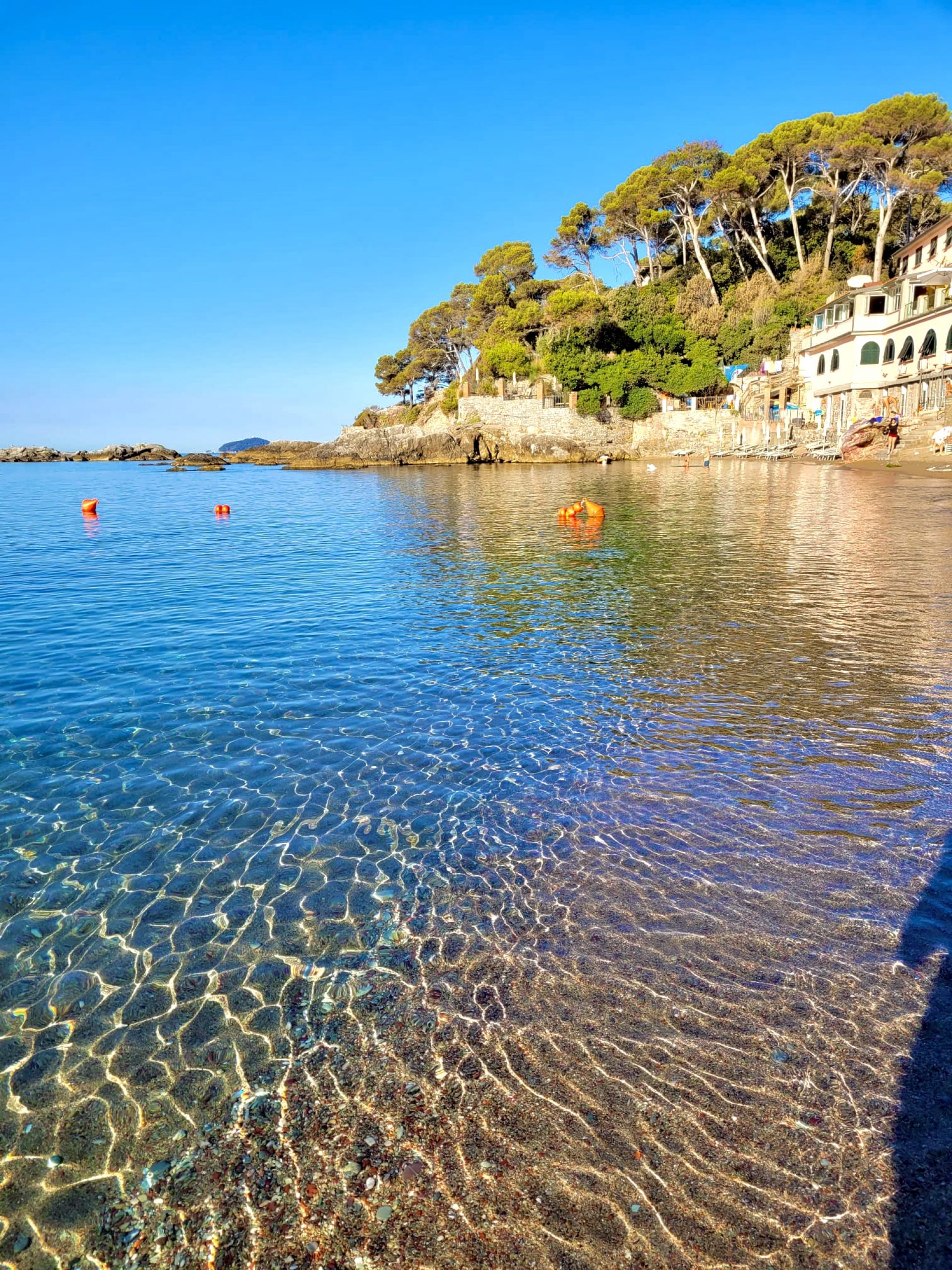 Fotografija Spiaggia Fiascherino podprto z obalami