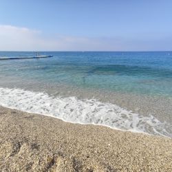 Fotografija Mahmutlar beach z dolga ravna obala